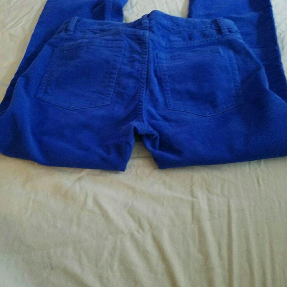 Jcrew royal blue corduroy pants size 26r. - Picture 3 of 8